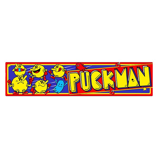 Aufkleber: Puck Man II