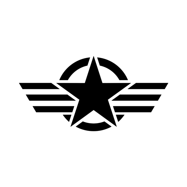 Aufkleber: US Army Militärmedaille