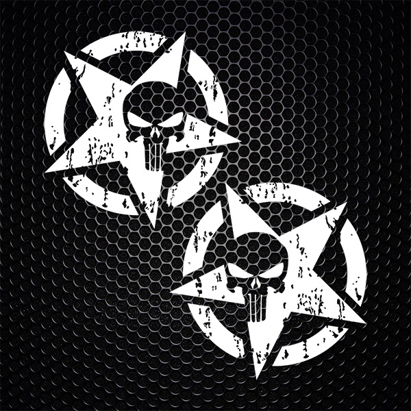 Aufkleber: Punisher US Army