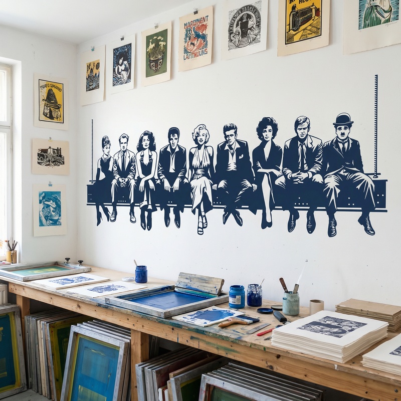 Wandtattoos: Hollywood Lunch 2024