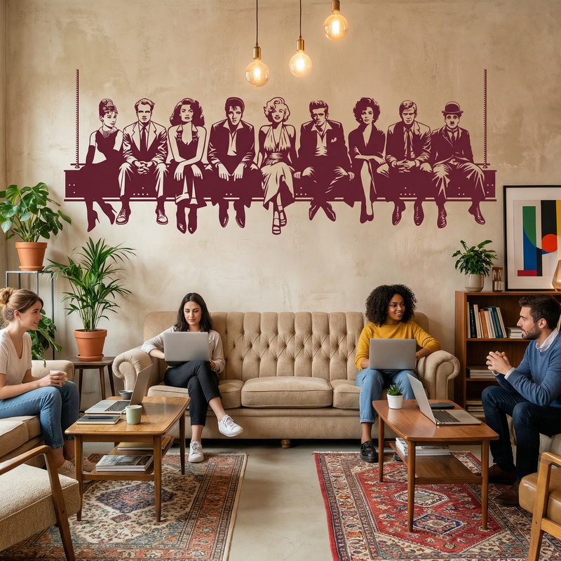 Wandtattoos: Hollywood Lunch 2024