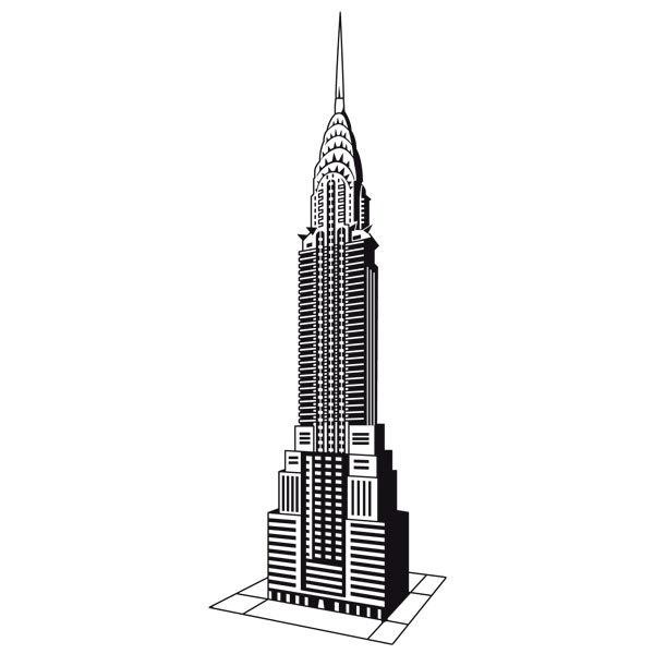 Wandtattoos: Chrysler Building