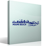 Wandtattoos: Miami Skyline 3