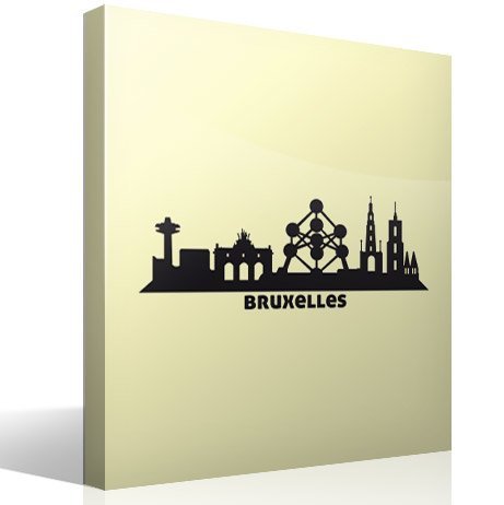 Wandtattoos: Skyline von Brüssel