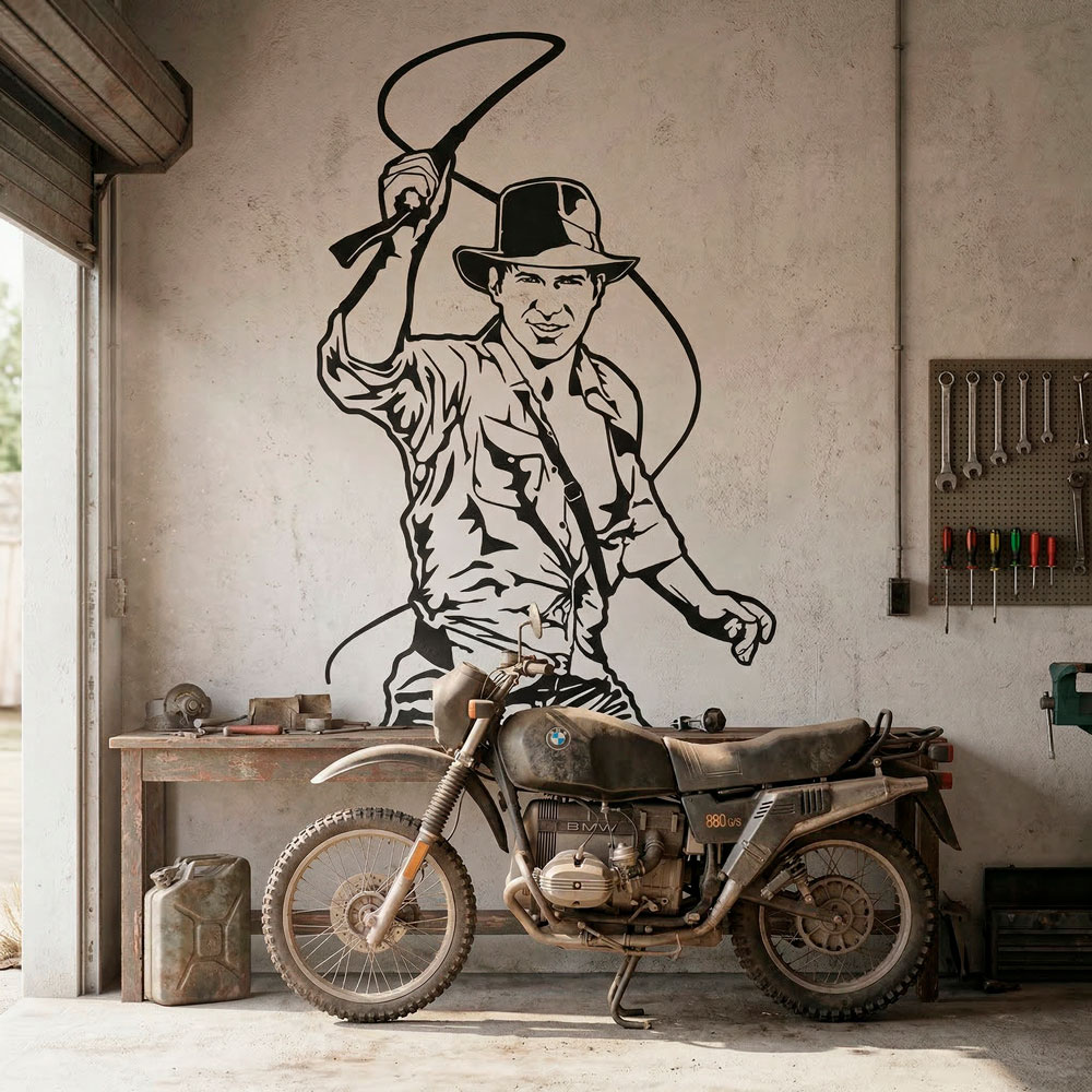 Wandtattoos: Indiana Jones