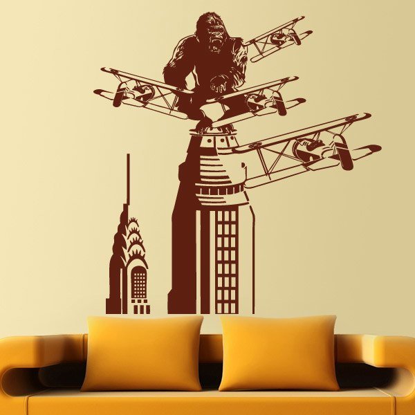 Wandtattoos: King Kong in New York