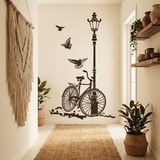 Wandtattoos: Fahrrad und Laternenpfahl 11