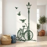 Wandtattoos: Fahrrad und Laternenpfahl 15