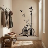 Wandtattoos: Fahrrad und Laternenpfahl 5