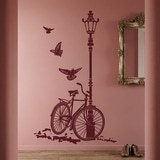 Wandtattoos: Fahrrad und Laternenpfahl 9