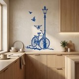 Wandtattoos: Fahrrad und Laternenpfahl 10