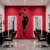 Wandtattoos: Audrey mit ihrer Katze 14