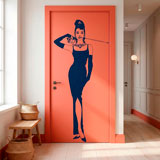 Wandtattoos: Audrey mit ihrer Katze 16