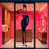 Wandtattoos: Audrey mit ihrer Katze 20