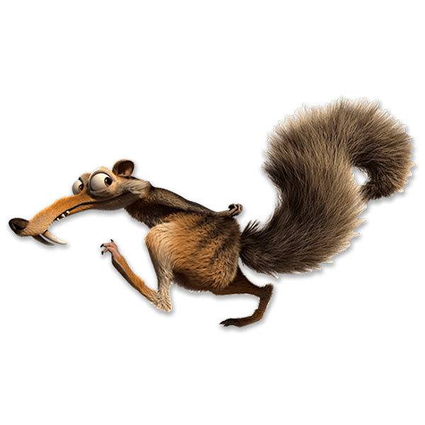 Aufkleber: Eichhörnchen Scrat