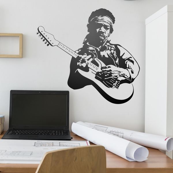 Wandtattoos: Jimi Hendrix