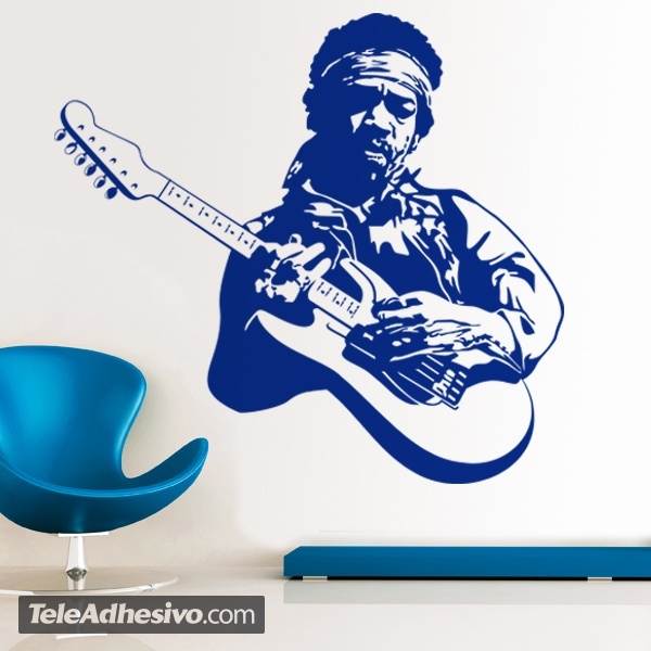 Wandtattoos: Jimi Hendrix