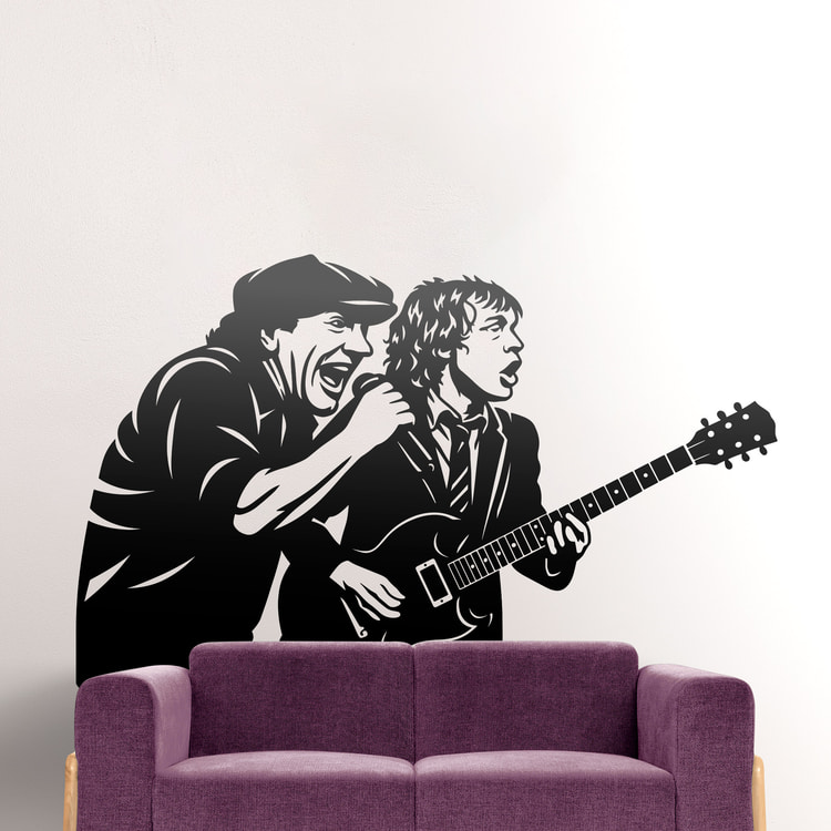 Wandtattoos: AC/DC