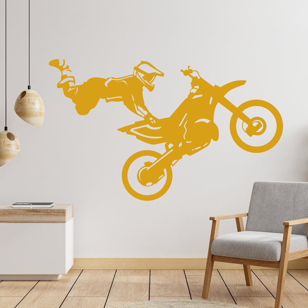 Wandtattoos: Freestyle motocross