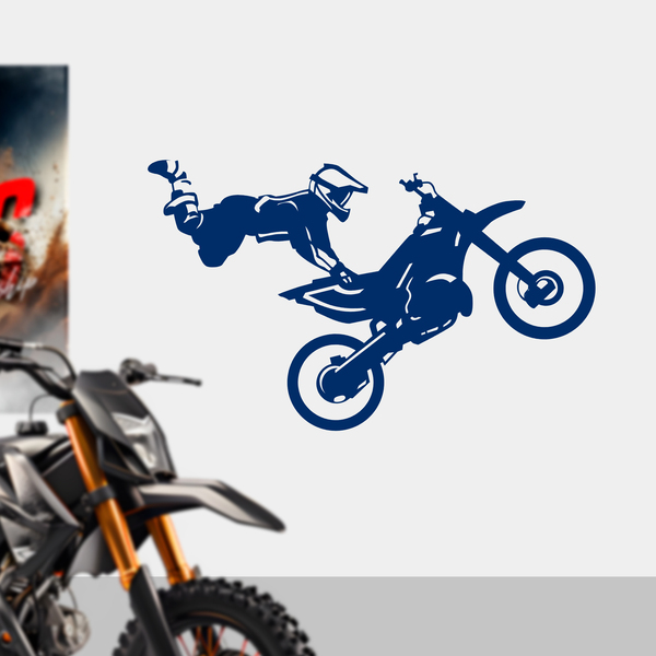 Wandtattoos: Freestyle motocross