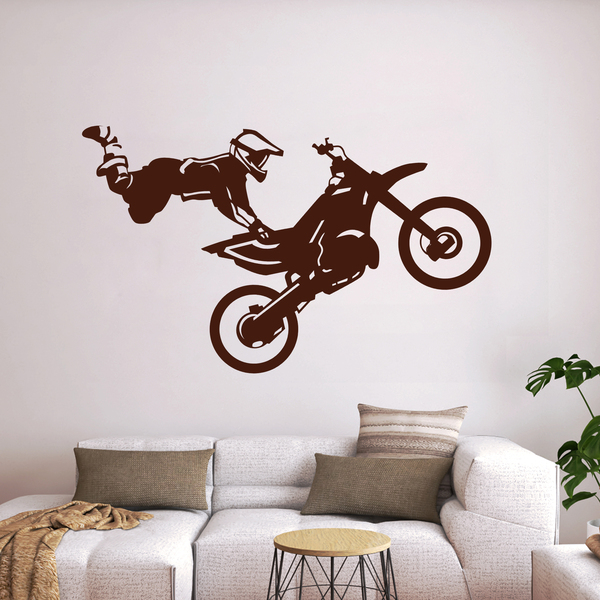 Wandtattoos: Freestyle motocross