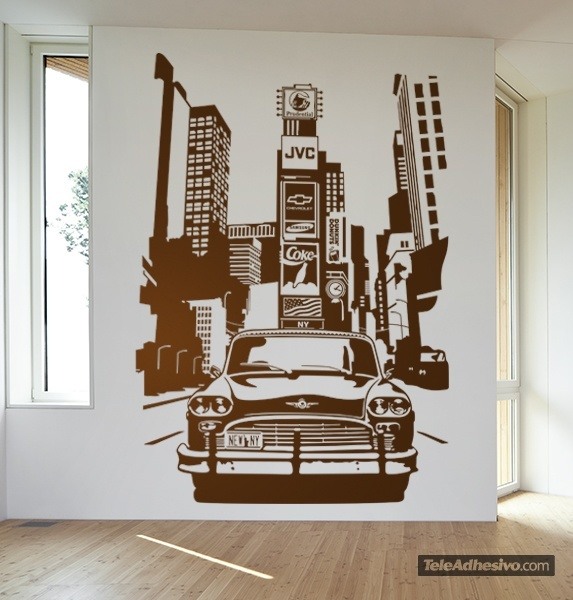 Wandtattoos: New York Taxi