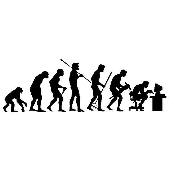 Aufkleber: Evolution