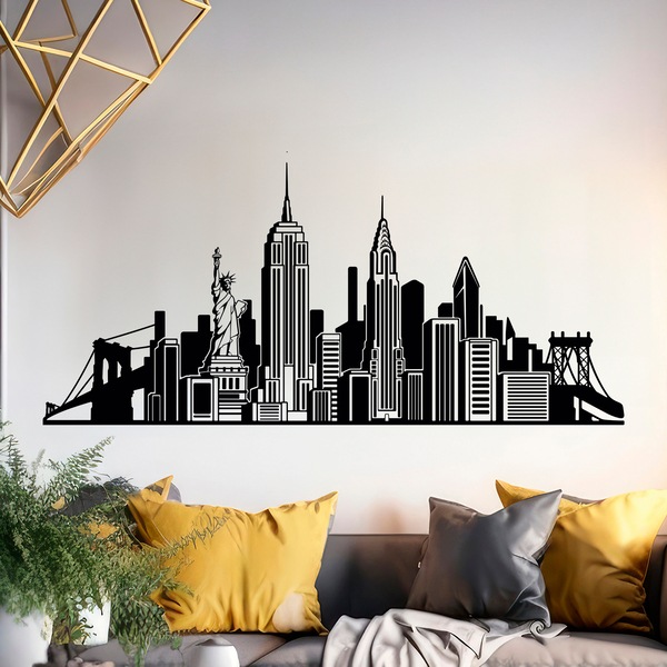 Wandtattoos: Skyline New York