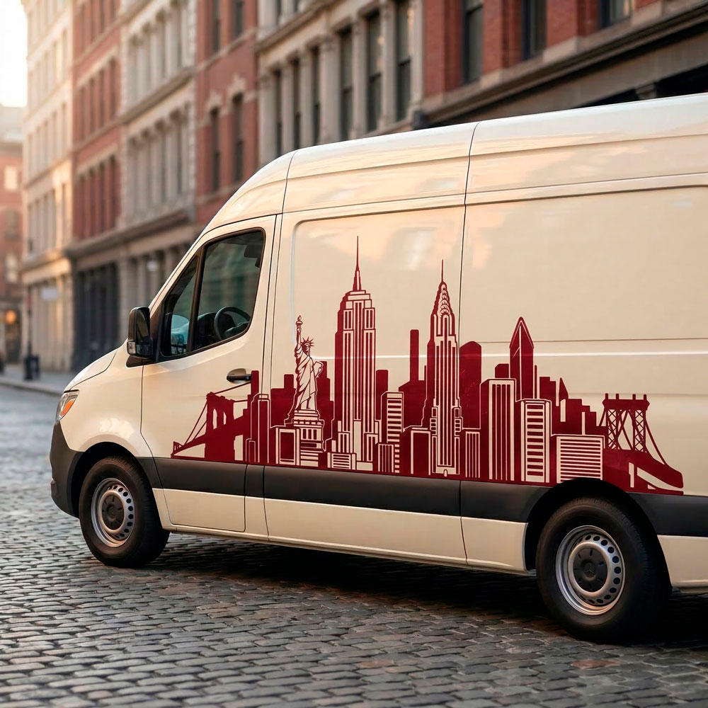 Wandtattoos: Skyline New York