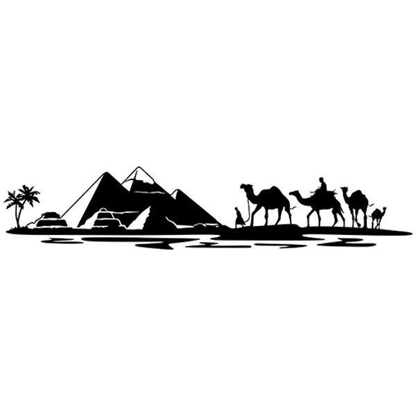 Aufkleber: Pyramiden von Gizeh