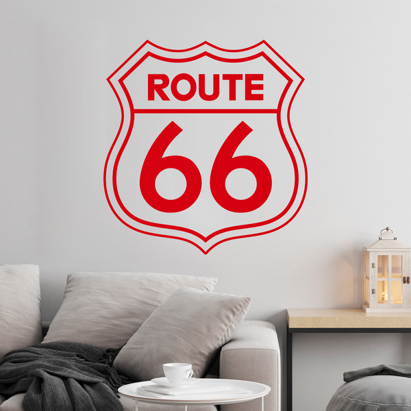 Wandtattoos: Route 66 Zeichen