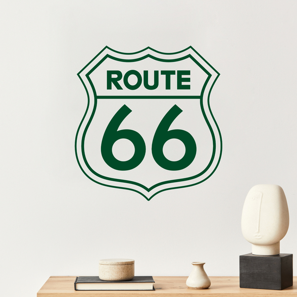 Wandtattoos: Route 66 Zeichen