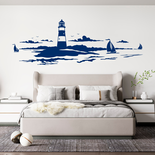 Wandtattoos: Maritimer Leuchtturm