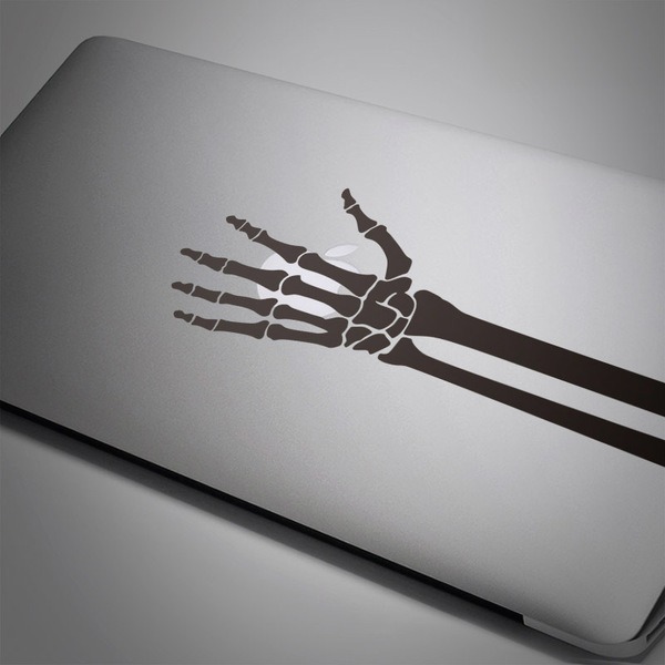 Aufkleber: Skelett eines Hand Dise&ntilde;o Vinilo Decorativo