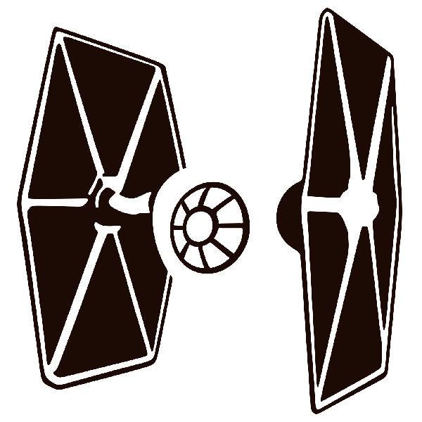 Aufkleber: TIE Fighter Star Wars