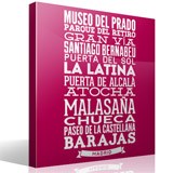 Wandtattoos: Typografische der Straßen von Madrid 7