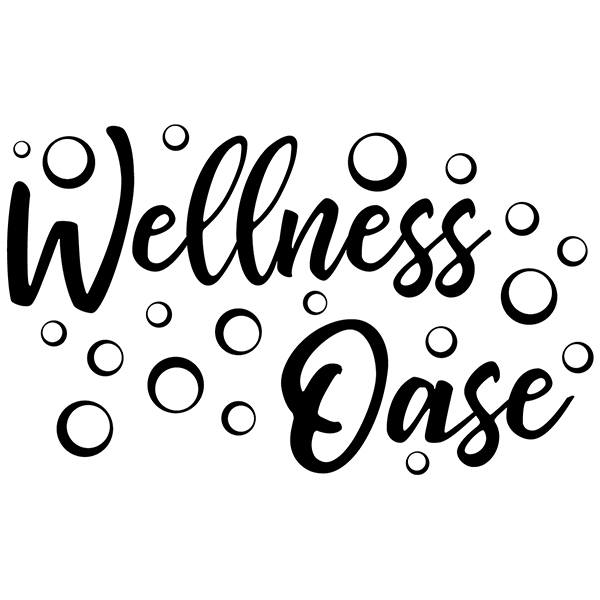 Wandtattoo badezimmer sprüche wellness oase