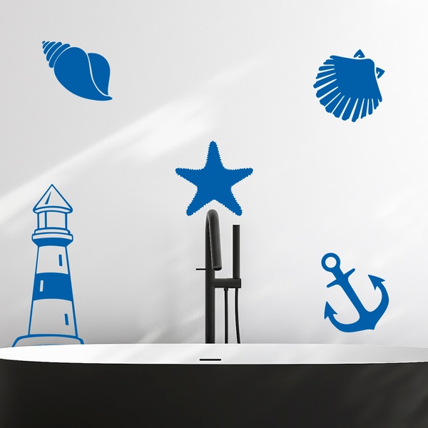 Wandtattoos: Marine Symbole