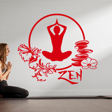 Wandtattoos: Meditation-Yoga-Übung 3