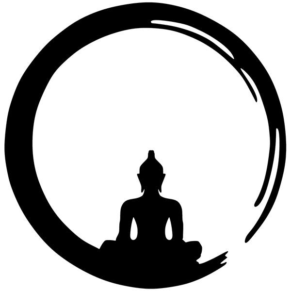 Wandtattoos: Buddha in Enso