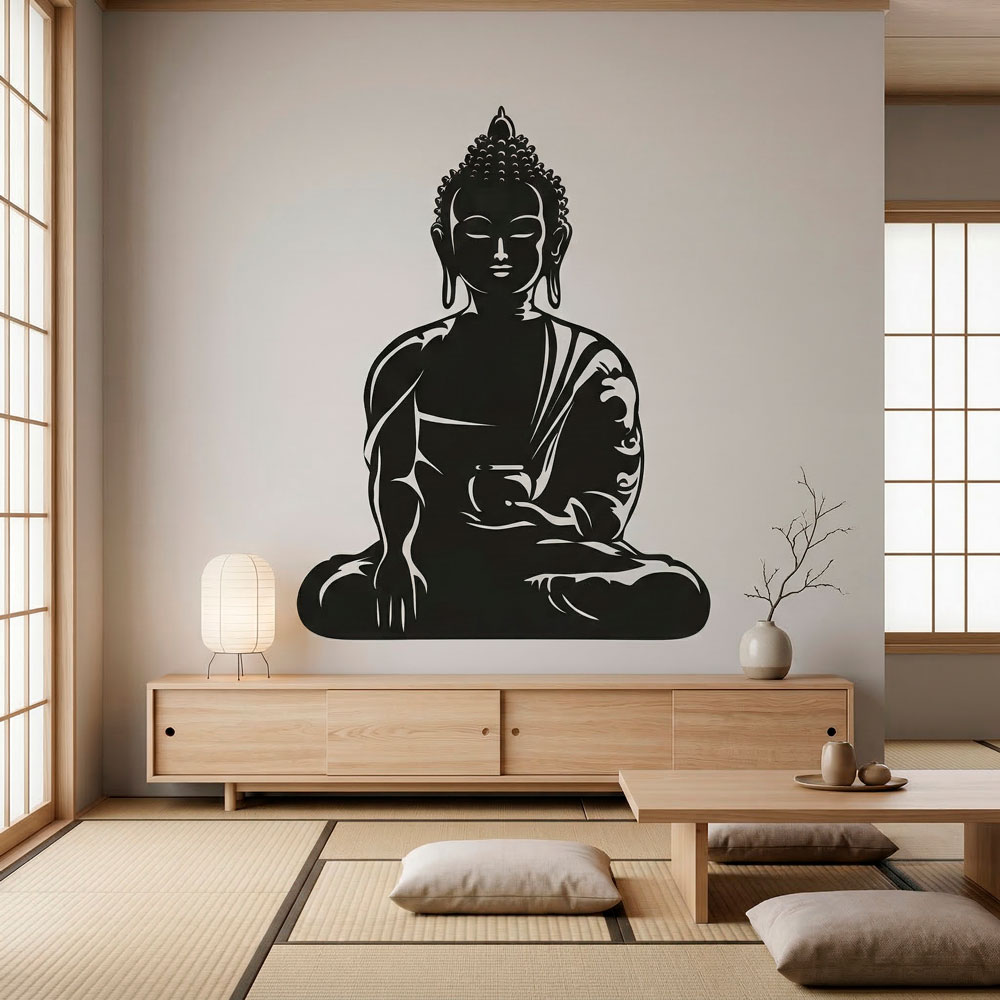 Wandtattoos: Buddha Siddharta Gautama