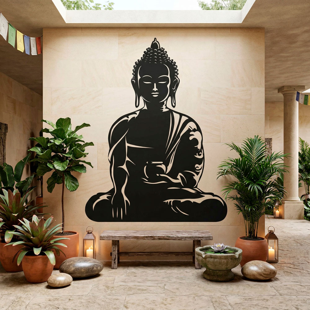Wandtattoos: Buddha Siddharta Gautama