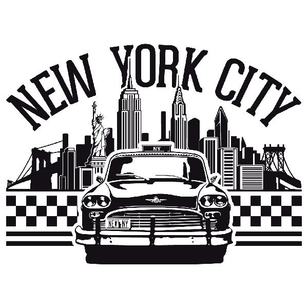 Wandtattoos: New York City Symbole