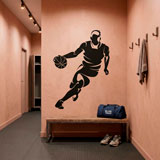 Wandtattoos: Basketballspieler dribbeln 7