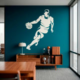 Wandtattoos: Basketballspieler dribbeln 9