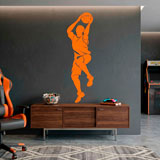 Wandtattoos: Basketball-Spieler schie&szlig;en 2