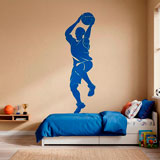 Wandtattoos: Basketball-Spieler schie&szlig;en 3