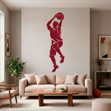 Wandtattoos: Basketball-Spieler schie&szlig;en 4