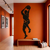 Wandtattoos: Basketball-Spieler schie&szlig;en 7