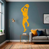 Wandtattoos: Basketball-Spieler schie&szlig;en 8